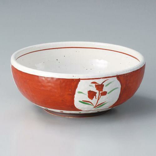 朱巻間取花7.0ボール 22×8.8cm 307-039