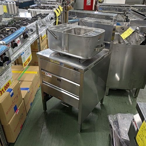 TGFL-55SDC 【タニコー】 SD 涼厨ガスフライヤー 23L 単相100V 幅550