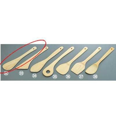 木製 調理ヘラ 丸