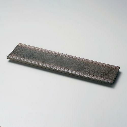 炭化土吹15.0長皿 46×12×2.5cm 154-239