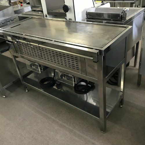 業界最長1年保証】【中古】電気グリドル マルゼン MEG-126 幅1200×奥行