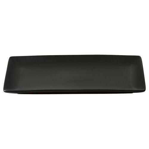 スタイル黒27cm長角皿 27.3×14.5×2cm 480-129