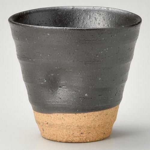 黒織部焼酎カップ(大) φ10.5×10×10cm(400cc)/269-029/業務用/新品/小物