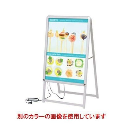 A型パネルスタンド LEDグリップA A1片面 39410BLK ブラック