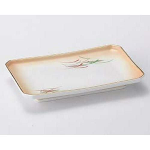 加茂川四ツ切7.0焼物皿 19×11.8×2.6cm 148-019