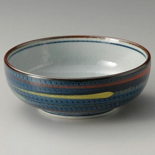 三色ライン7.0ボール φ21.7×8cm 307-219