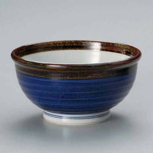 渕錆呉須巻玉渕6.0丼 φ18.3×10cm 310-069