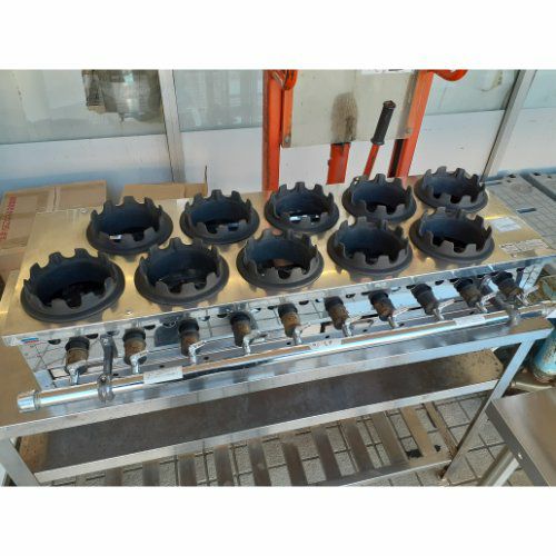 業界最長1年保証】【中古】釜めしコンロ AK-10 幅1055×奥行370×高さ170