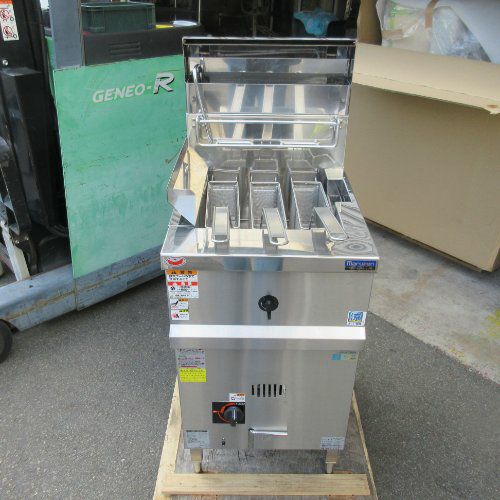 中古】ゆで麺機 マルゼン MRY-C04 幅450×奥行600×高さ800 LPG(プロパン
