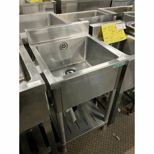 KP1-500,KPC1-500 【組立式/東製作所】 一槽シンク 幅500×奥行450×高さ