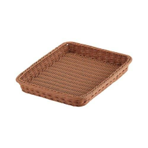 PPラタン ベーカリーバスケット 40型 ブラウン BB-402-BR