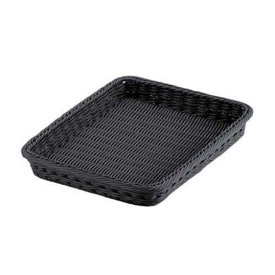 PPラタン ベーカリーバスケット 40型 ブラック BB-410-BK
