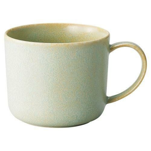シルバーグリーンマグカップ 12.5×9.5×8cm(370cc) 531-669