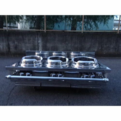 中古】中華レンジ マルゼン MR-514 幅2130×奥行750×高さ940 【送料別途