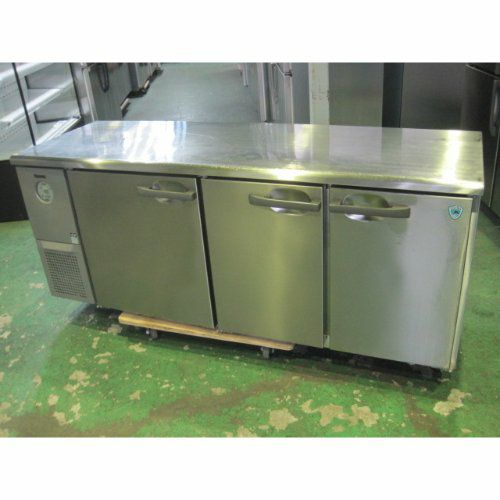 【フクシマ】 福島工業 業務用冷蔵庫 コールドテーブル YRW-180RM2-R(改) 厨房機器 2016年製 Y0452 e-gekiyasu_g0002992