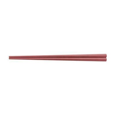 SPS樹脂箸 五角先太 21.8cm 茶