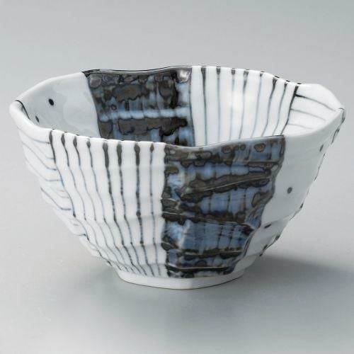 唐呉須面取八角大丼 φ17×9cm 318-089