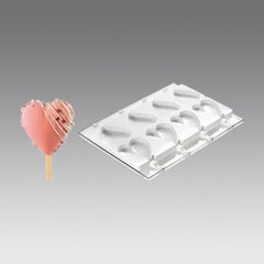 シリコマート ステッコフレックス ハーティック(4ヶ取×2枚入)GEL03