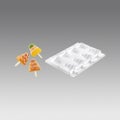 シリコマート ステッコフレックス ウェディングスティック(4ヶ取×2枚入)GEL09