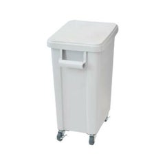 リス 厨房用キャスターペール(排水栓付)70L グレー(GY)