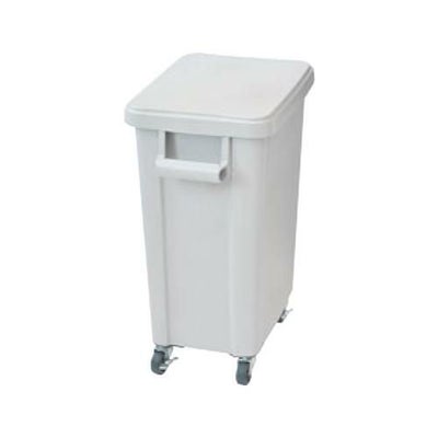 リス 厨房用キャスターペール(排水栓付)70L グレー(GY)