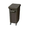 リス 厨房用キャスターペール(排水栓付)70L ダークグレー(DGY)