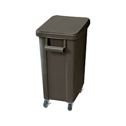 リス 厨房用キャスターペール(排水栓付)70L ダークグレー(DGY)