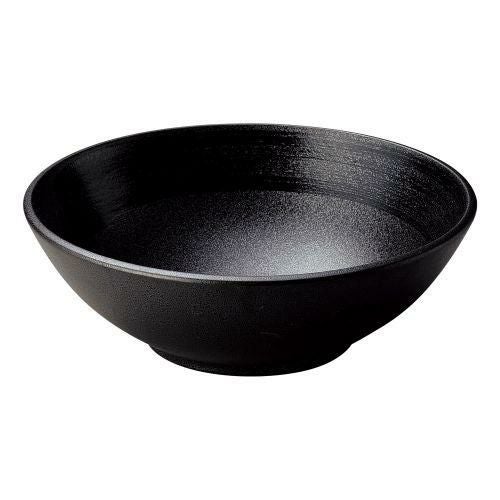 黒御影内黒刷毛尺盛鉢 φ29.7×10cm 240-049