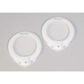 【プレスリッド 10cm ペアセット ホワイト PL04-2】 幅100×奥行112×高さ13(mm)【グループA】