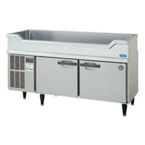 【ホシザキ】舟形シンク付コールドテーブル RW-150SNCG-ML-T 幅1500×奥行600×高さ850(830～870)(mm) 単相100V/