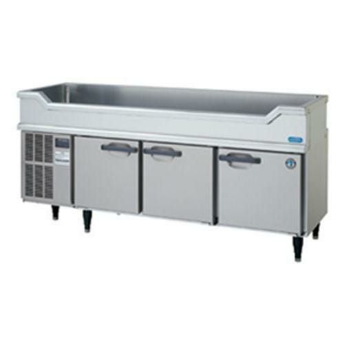 【ホシザキ】舟形シンク付コールドテーブル RW-180SDCG-ML 幅1800×奥行750×高さ800(790～830)(mm) 単相100V/