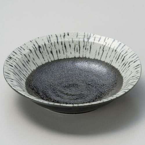 黒釉かすり4.5鉢 φ14×4cm 074-698/080-519