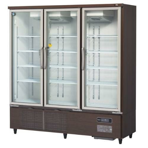 USF-180AT3-B 【ホシザキ】リーチイン冷凍ショーケース 幅1800×奥行650+50×高さ1945(～1975)(mm) 電源(2電源必要):三相200V/