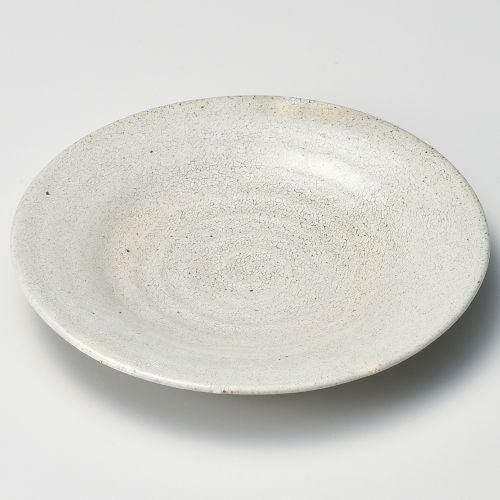 錆梅花皮7寸プレート φ24.5×3.6cm 176-069