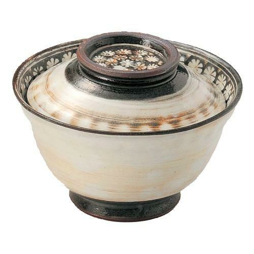 三島手蓋物 φ12×10cm 108-029