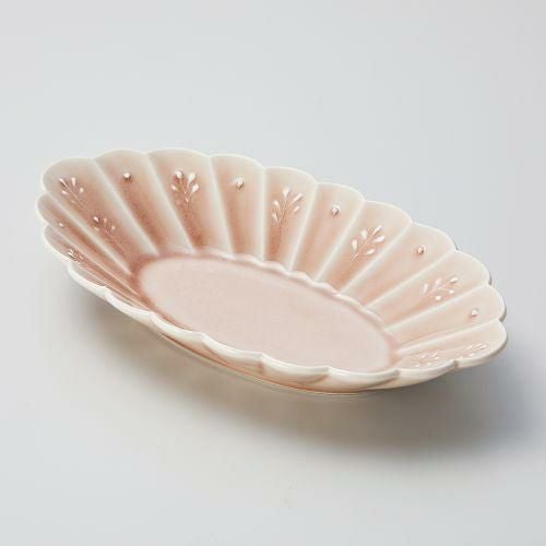 梅染菊形向付 24.6×14×4.3cm 039-069