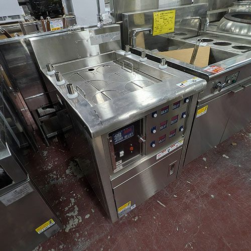 ニチワ　電気ゆで麺機　ENBN-C46SSP　新品テボ付き　三相200V　2020年製　中古　業務用　厨房機器　R5-0115 楽天市場】【新品】電気ゆで麺器(卓上解凍ゆで槽) [テボかご2つ] 間口