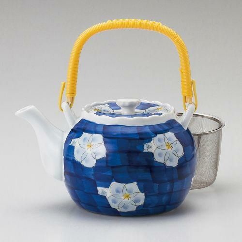 ダミ間取花4号土瓶(カップアミ) φ13×10cm(720cc) 374-259