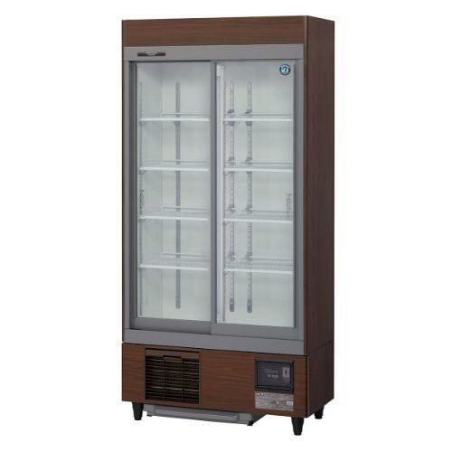 【ホシザキ】スライド扉式冷蔵ショーケース RSC-90F-B 幅900×奥行650×高さ1880(1872～1902)(mm)単相100V