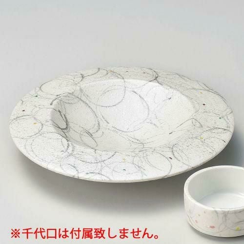 ラスターリングリム刺身鉢 φ15.2×7.2cm 025-039