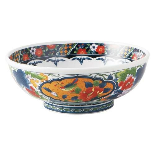 059-E067 花鳥 7.0玉丼 φ21.3×8(cm)