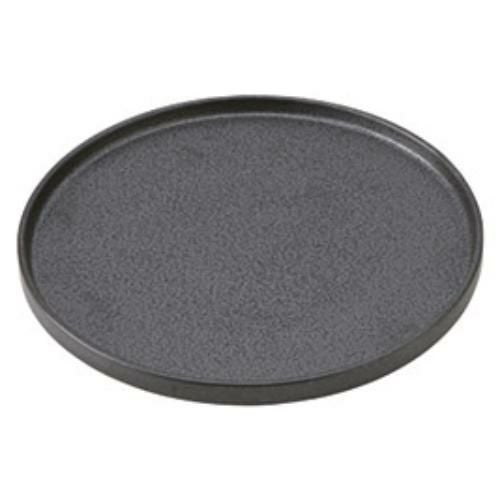 183-A002 TUBE 黒御影 プレートL φ24×1.8(cm)