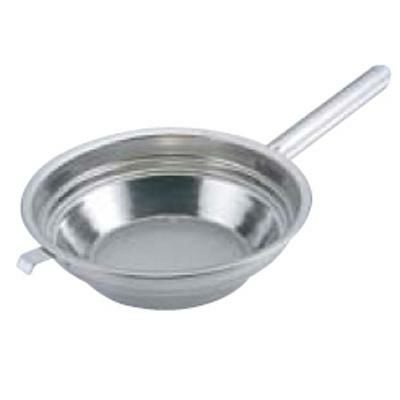 UK 18-8 片手ハンドル パンチング段付 油こし 18cm