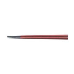 PBT樹脂塗箸 五角 22.5cm 朱塗