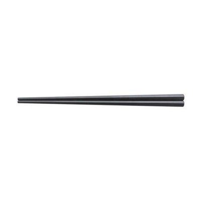 SPS樹脂箸 五角先太 21.8cm 黒