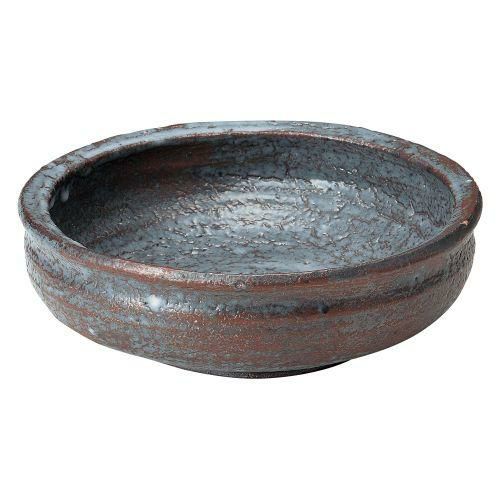 手びねり志野盛鉢大鼡 φ24×7.5cm 418-629