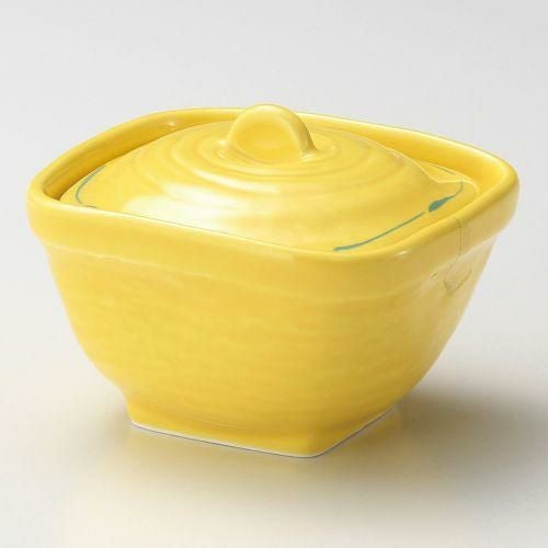 黄輝角煮物碗 10×10×7.5cm 107-129