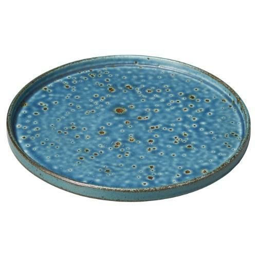 024-A002 TUBE わび 紺ねず プレートL φ24×1.8(cm)