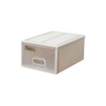 【フィッツ リビング収納ケース S CAP(カプチーノ)】 幅330×奥行470×高さ215(mm)【グループA】