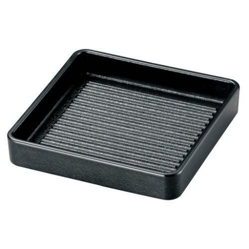 角肉皿 14.5cm 角 黒(塗無)食器//小物送料対象商品